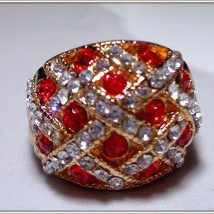 14K Yellow Gold over High grade  Ladys ring 7-8